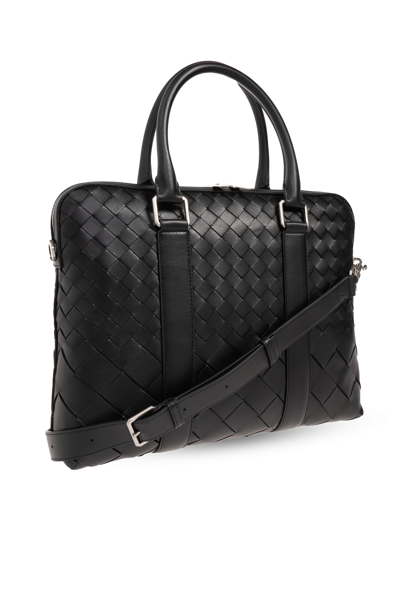 ●バッグインバッグ● BOTTEGA・INTRECCIATO BRIEFCASE 専用 Bottega Veneta Men's Getaway Intrecciato Large Briefcase